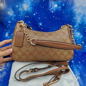 Coach Teri shoulder bag brown